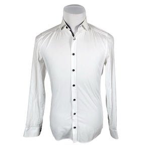 Unisex Olymp - Collared shirt, size S - White (1)