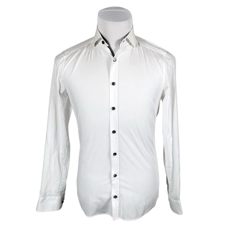 Unisex Olymp - Collared shirt, size S - White ()