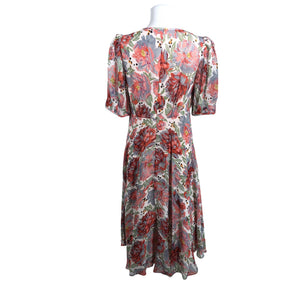 Unisex L.K.Bennett - Schiffon dress, size 40 - Light pink (2)