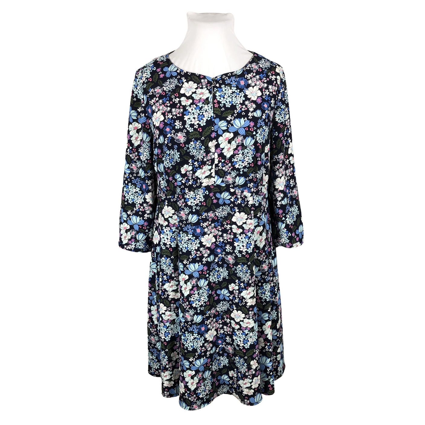 Unisex Esprit - Schiffon dress, size 44 - Blue (1)
