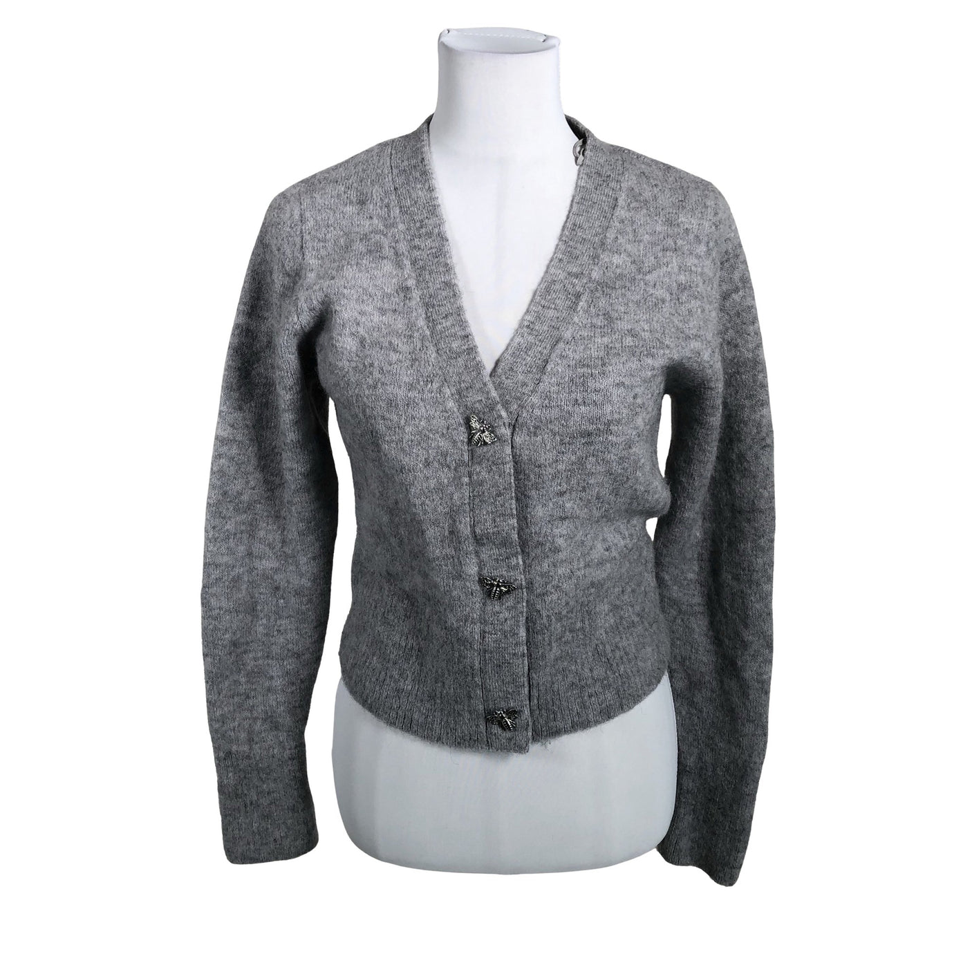 Unisex &Other Stories - Cardigan, size 36 - Gray (1)