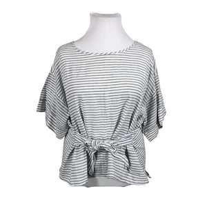 Unisex Marks&Spencer - Short-sleeved blouse, size 48 - Natural white (1)