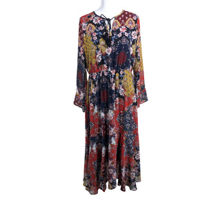Unisex s.Oliver - Schiffon dress, size 40 - Blue (1)
