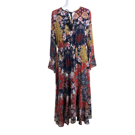 Unisex s.Oliver - Schiffon dress, size 40 - Blue ()