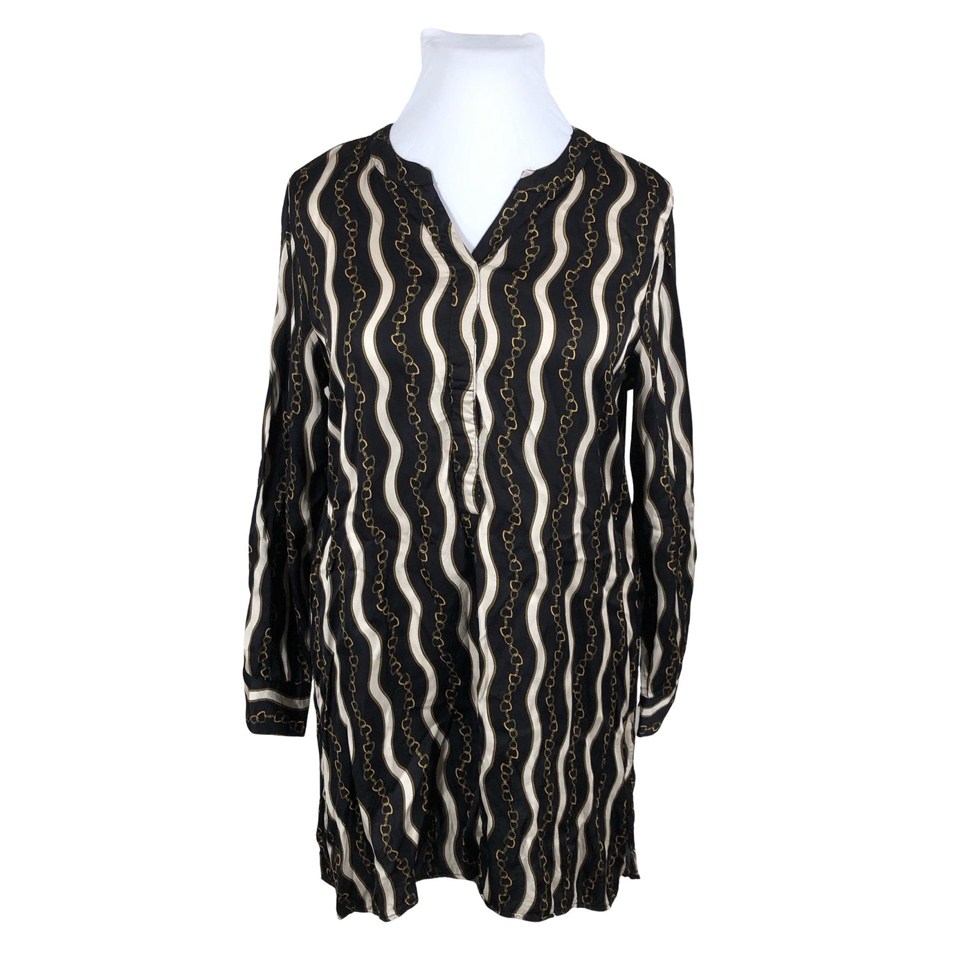 Unisex Soyaconcept - Schiffon dress, size 42 - Black (1)