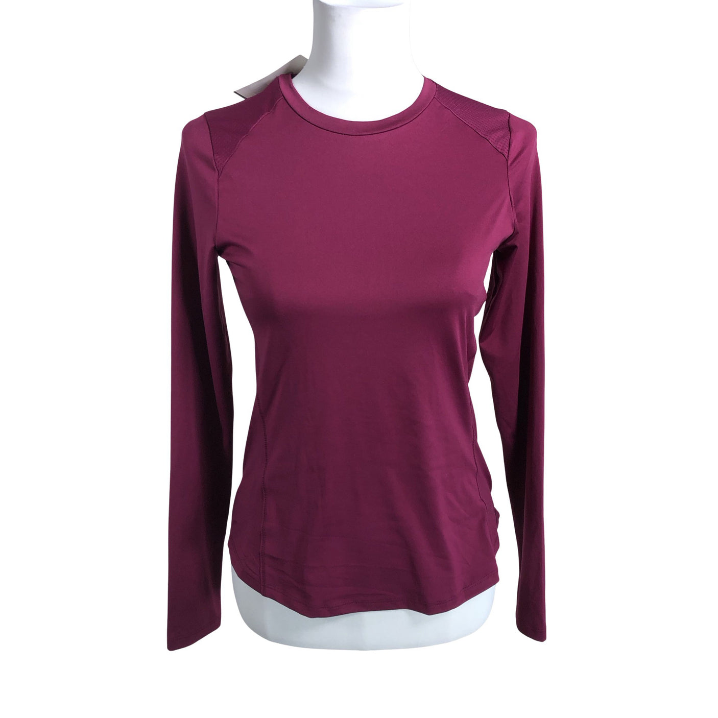 Unisex Soc - Sports shirt, long sleeve, size 36 - Wine red (1)