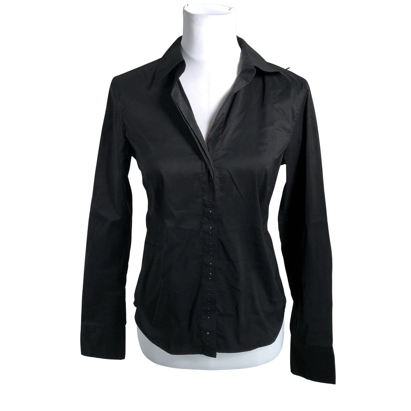 Unisex Marc O'Polo - Collared shirt, size 36 - Black (1)