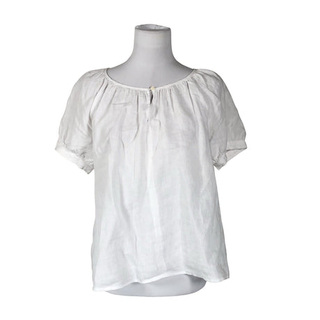 Unisex Part two - Short-sleeved blouse, size 36 - White ()