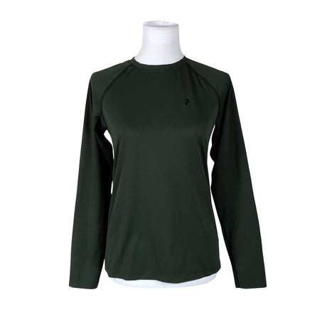 Unisex Peak Performance - Sports shirt, long sleeve, size 38 - Green ()