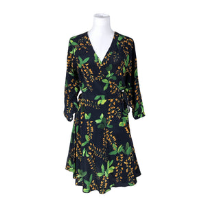 Unisex Karen Millen - Schiffon dress, size 40 - Blue (1)