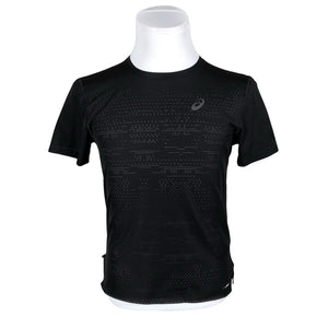 Unisex Asics - Sports shirt, short sleeve, size S - Black (1)