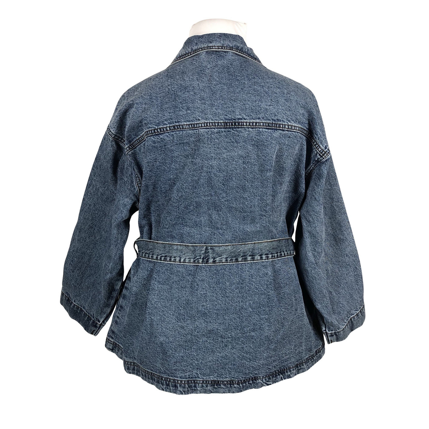 Unisex Zizzi - Denim jacket, size 46 - Blue (2)