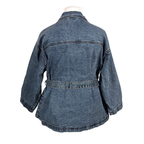 Unisex Zizzi - Denim jacket, size 46 - Blue (2)