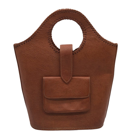 Unisex Handmade - Handbag, size Maxi - Brown ()