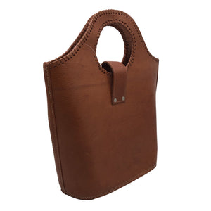 Unisex Handmade - Handbag, size Maxi - Brown (2)
