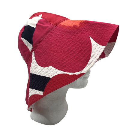 Unisex Marimekko - Summer hat, size 56 - 58 cm - Red ()