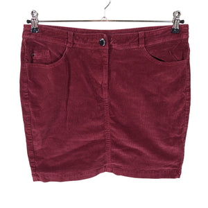 Unisex Your Face - Denim skirt, size 40 - Wine red (1)