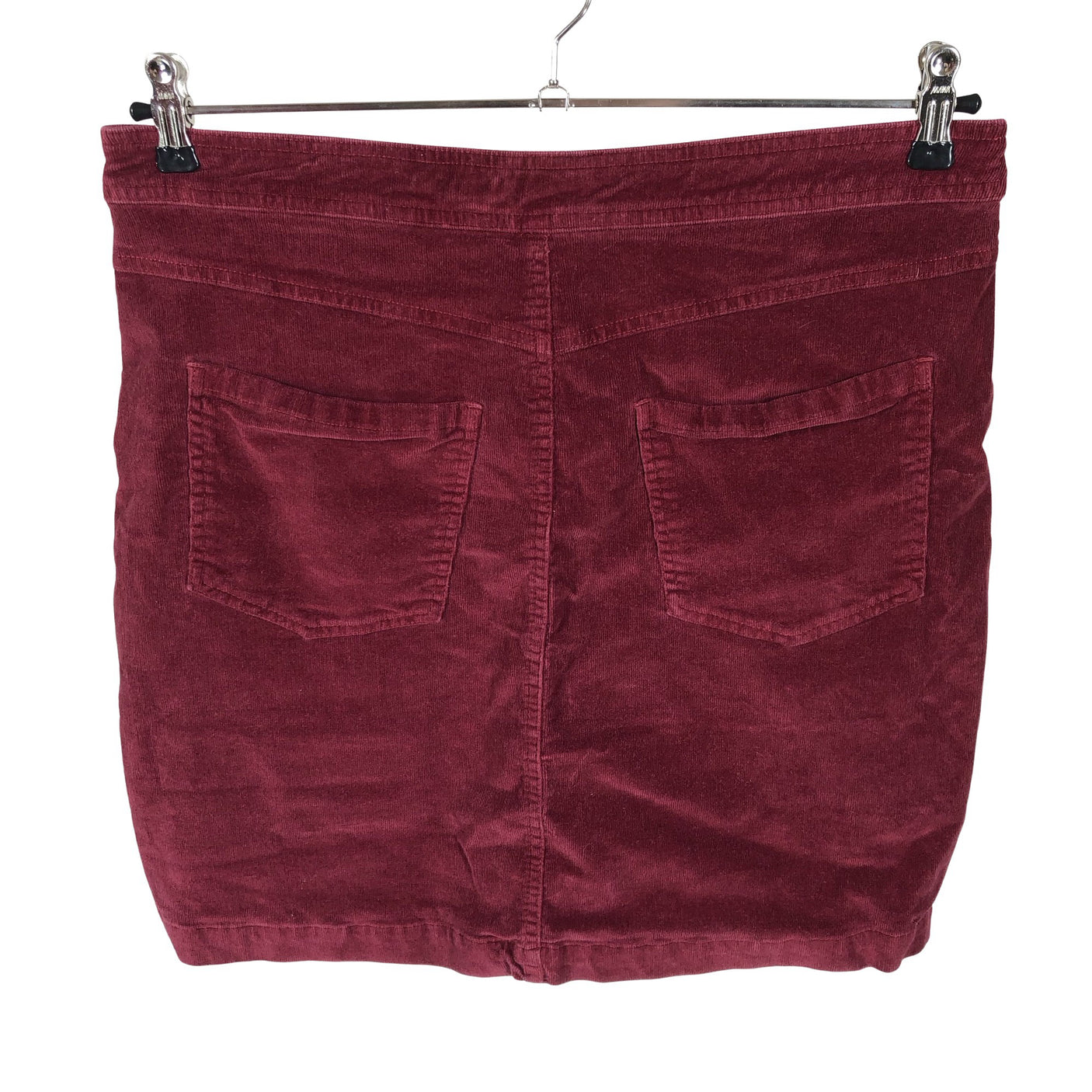 Unisex Your Face - Denim skirt, size 40 - Wine red (2)