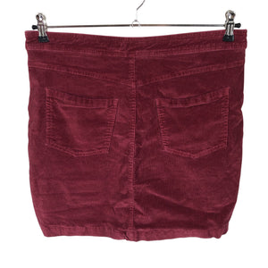 Unisex Your Face - Denim skirt, size 40 - Wine red (2)