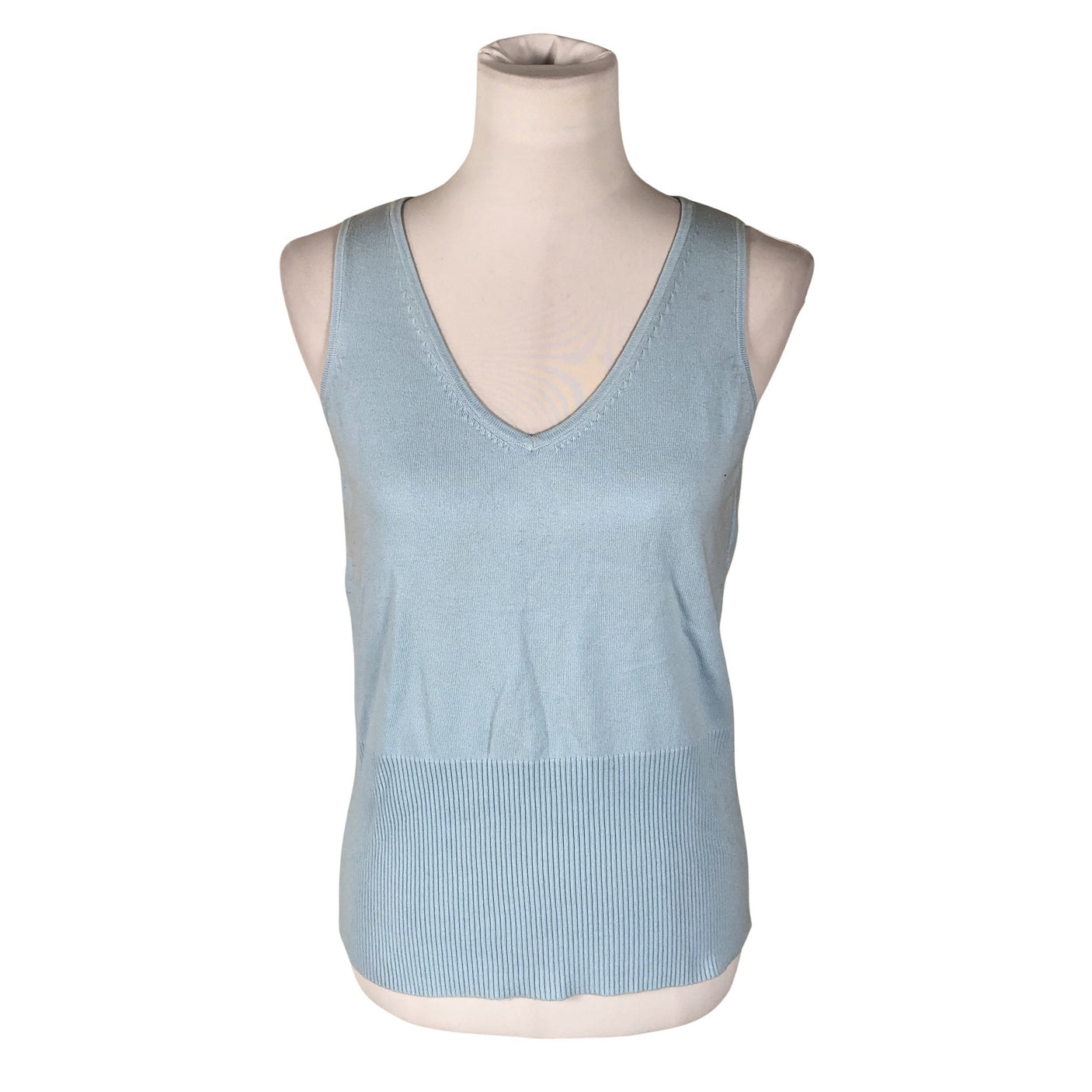 Unisex Your Face - Knit vest, size 42 - Light blue (1)