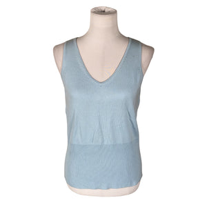 Unisex Your Face - Knit vest, size 42 - Light blue (1)