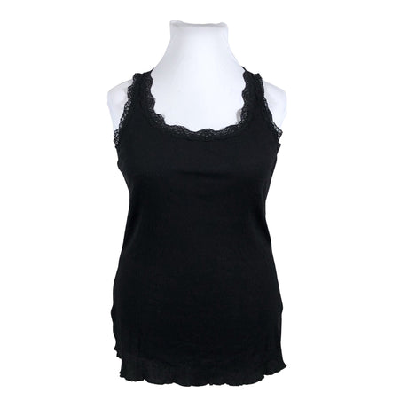Unisex Zizzi - Tricot tank top, size 46 - Black ()