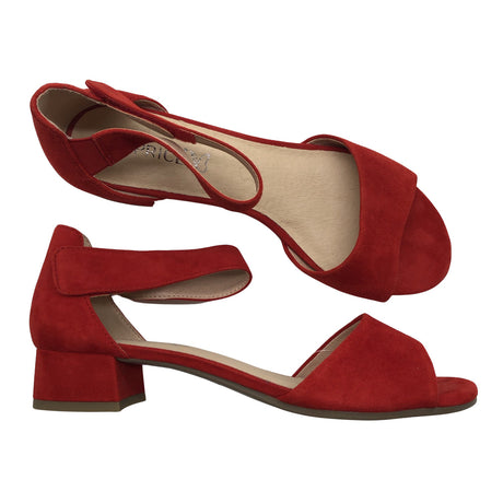 Unisex Caprice - Heeled sandals, size 40 - Red ()