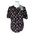 Unisex Kaffe - Short-sleeved blouse, size 38 - Black ()