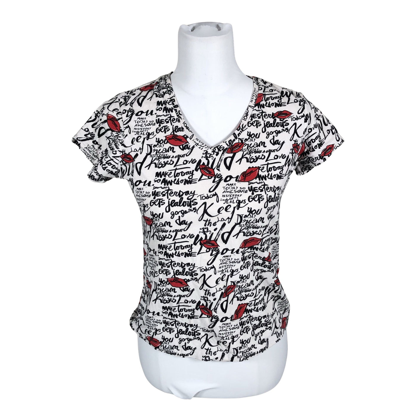Unisex Guess - T-shirt, size 34 - Natural white (1)