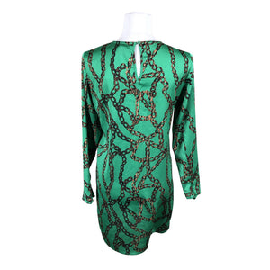 Unisex Moves - Schiffon dress, size 34 - Green (2)