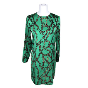 Unisex Moves - Schiffon dress, size 34 - Green (1)