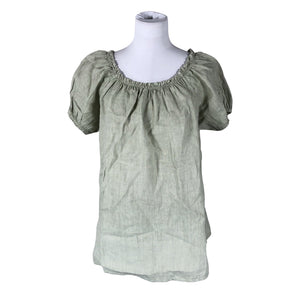Unisex Bohemiana - Short-sleeved blouse, size 40 - Green (1)