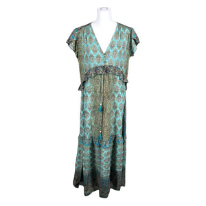 Unisex Last Queen Paris - Maxi dress, size 40 - Turquoise (1)