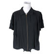 Unisex Nü - Short-sleeved blouse, size 40 - Black ()
