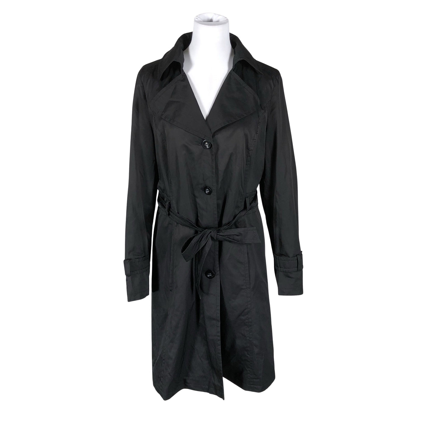 Unisex MasCara - Trench coat, size 40 - Black (1)