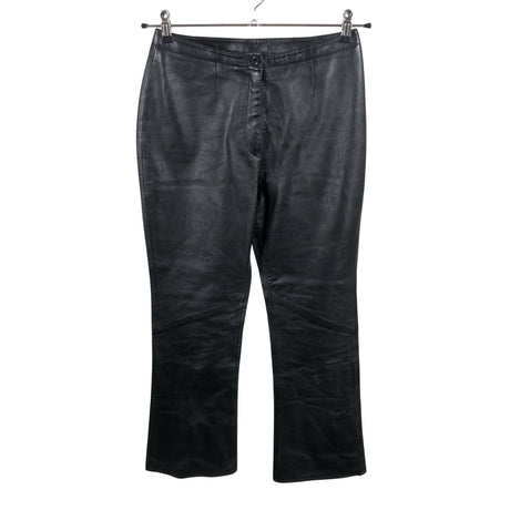 Unisex Peter Nygård - Leather pants, size 38 - Black ()
