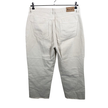 Unisex Na-KD - Jeans, size 38 - Beige (2)
