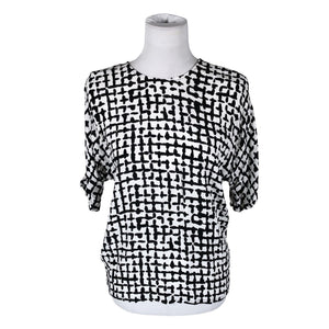 Unisex Marimekko - Short-sleeved blouse, size 36 - White (1)