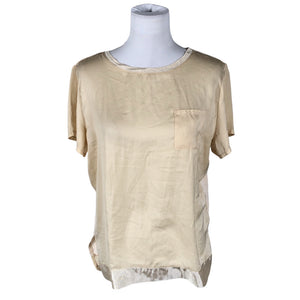 Unisex Christelle & Co - Short-sleeved blouse, size 40 - Beige (1)