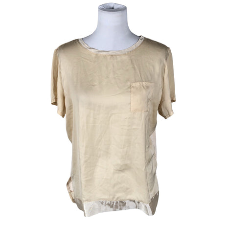 Unisex Christelle & Co - Short-sleeved blouse, size 40 - Beige ()