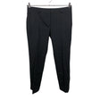 Unisex Massimo Dutti - Straight leg trousers, size 38 - Black ()