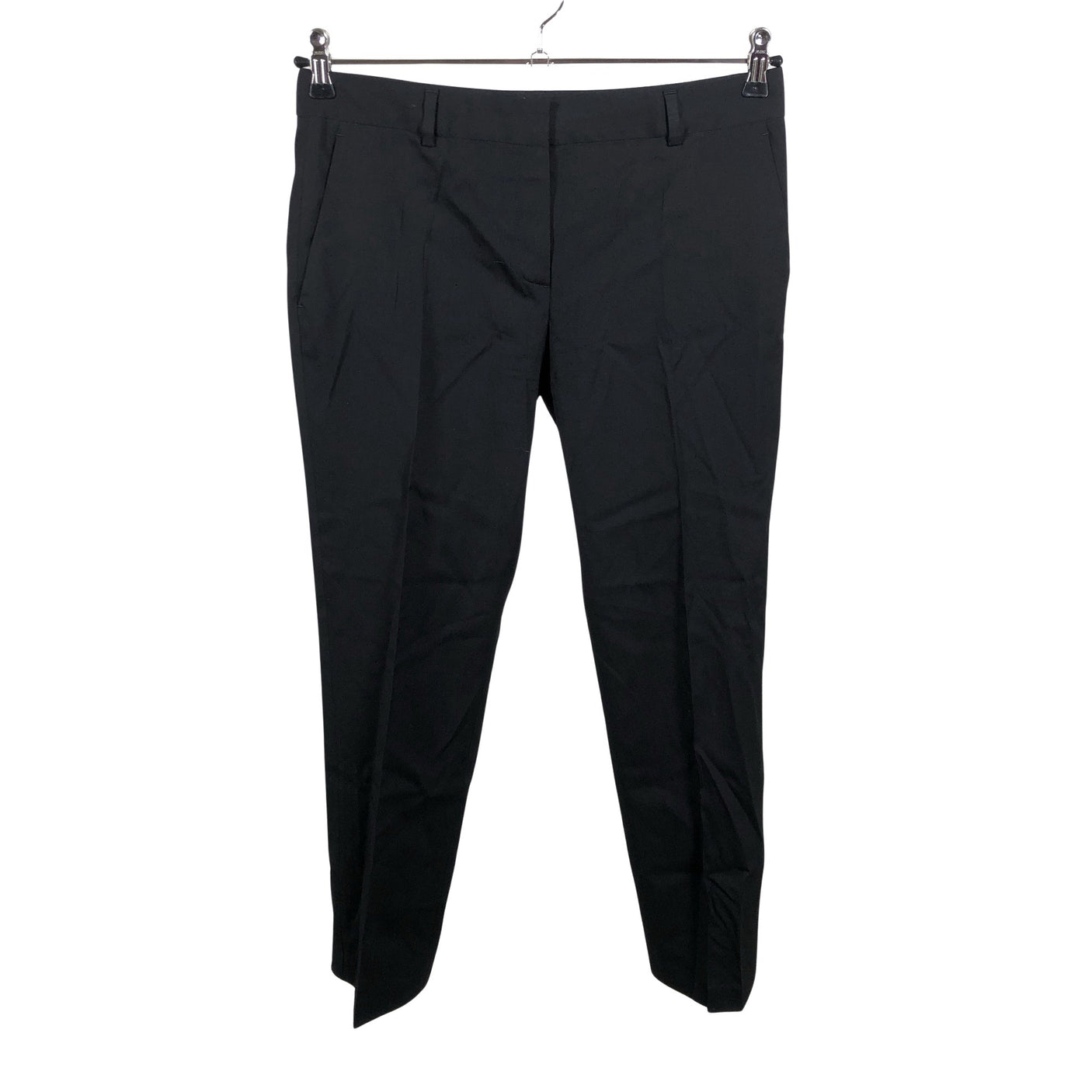 Unisex Massimo Dutti - Straight leg trousers, size 38 - Black (1)