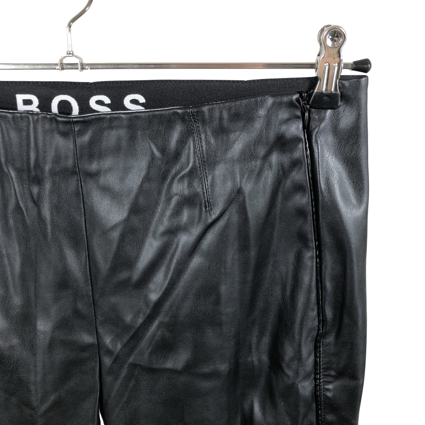 Unisex Hugo Boss - Leather pants, size 40 - Black (3)