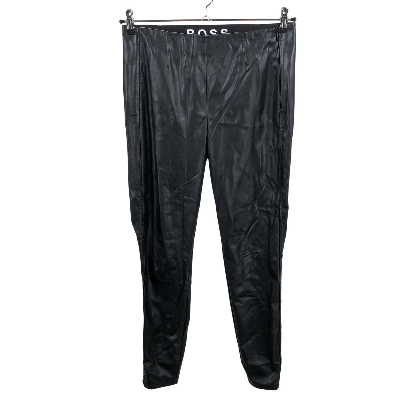 Unisex Hugo Boss - Leather pants, size 40 - Black (1)