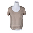 Unisex Max&Co - Short-sleeved blouse, size 38 - Beige ()