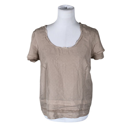 Unisex Max&Co - Short-sleeved blouse, size 38 - Beige ()