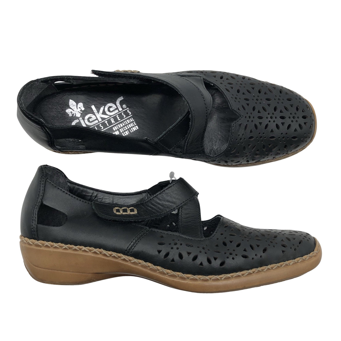 Unisex Rieker - Walking shoes, size 39 - Black (1)