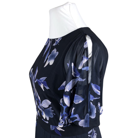Unisex S.T.I - Schiffon dress, size 42 - Blue (2)
