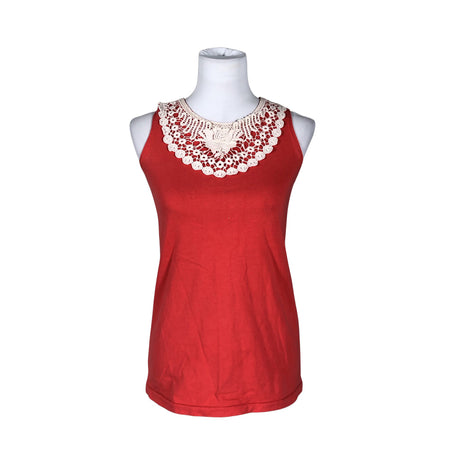 Unisex Lumoan - Tricot tank top, size 38 - Red ()