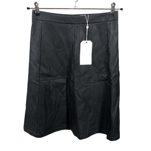 Unisex Part two - Leather skirt, size 34 - Black (1)